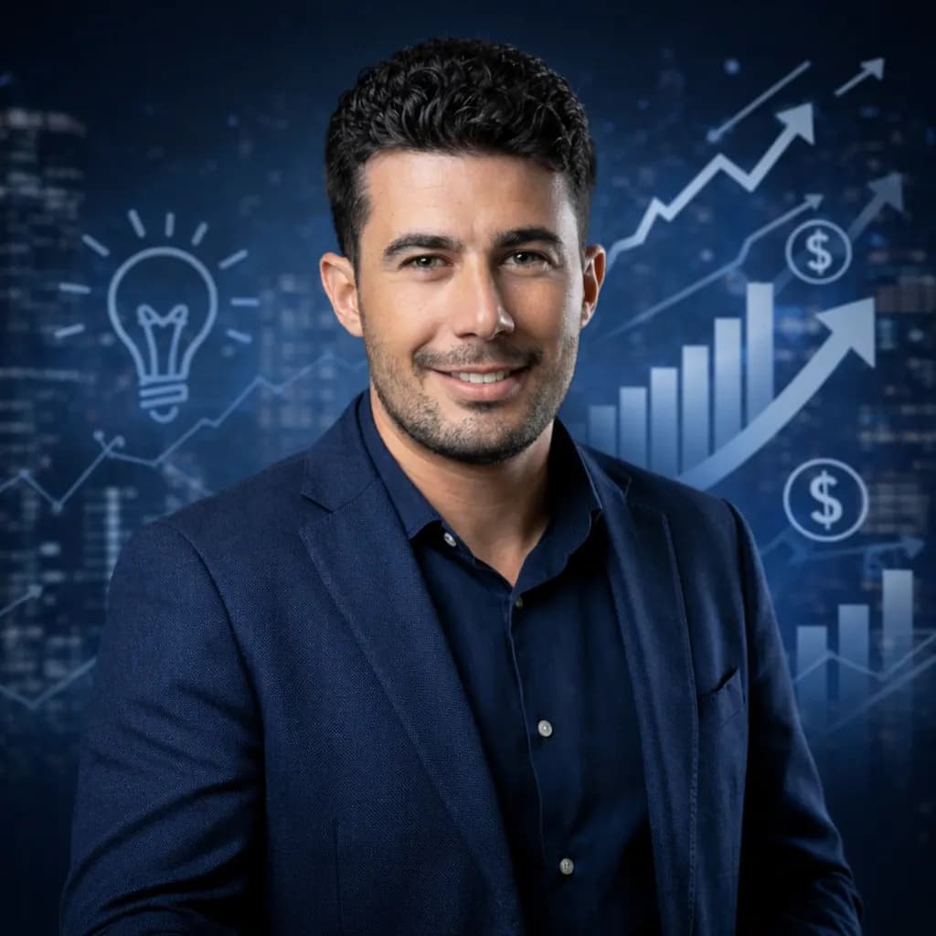 Retrato de Elvis Lennon — consultor de tecnologia e transformação